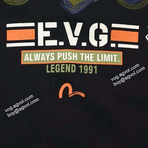 2021秋冬 プルオーバーパーカー 2色可選 エヴィス EVISU 落ち着いた感覚 ロゴパーカー エヴィス 偽物ブランド