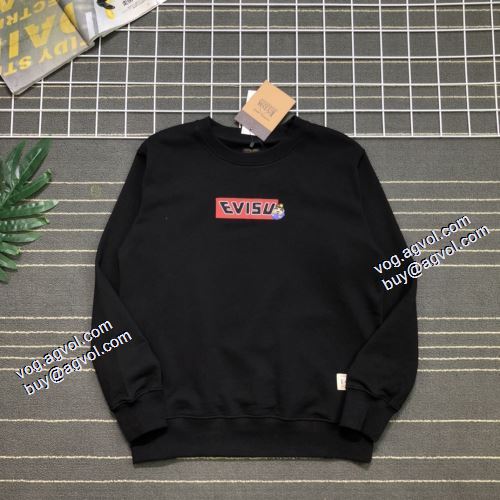 おしゃれさ抜群パーカ エヴィス EVISU 2021秋冬 秋着用 長く愛用できる エヴィス ブランドスーパーコピー プルオーバーパーカー
