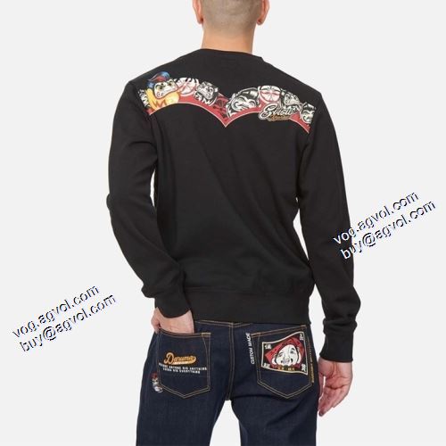 おしゃれさ抜群パーカ エヴィス EVISU 2021秋冬 秋着用 長く愛用できる エヴィス ブランドスーパーコピー プルオーバーパーカー
