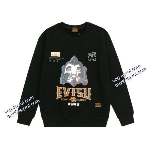 エヴィス EVISU 2色可選 プルオーバーパーカー 2021秋冬 エヴィス ブランドコピー 派手 魅力ファッション