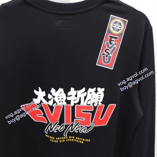 エヴィス EVISU エヴィス スーパーコピー 2021秋冬 希少価値大！ プルオーバーパーカー 存在感のある