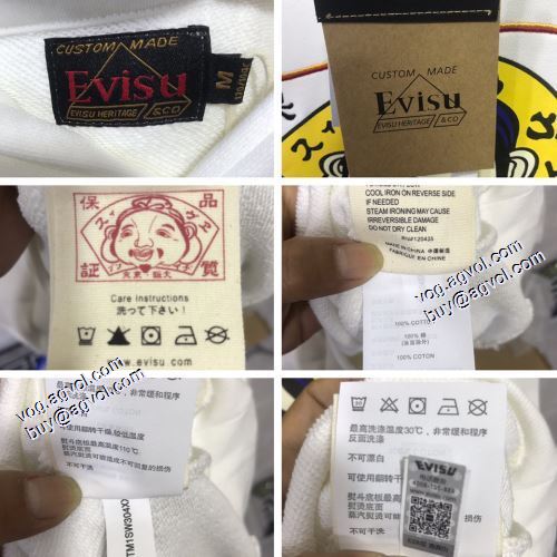 2021秋冬 パーカー 綺麗に決まるフォルム！エヴィス EVISU ロゴパーカー 大好評 エヴィス コピー オリジナルプリント