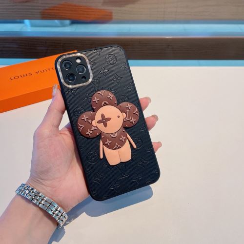 ケータイケース お洒落に魅せる ルイ ヴィトン LOUIS VUITTON 2022新作 可愛い アニマル系 一番人気の新作はこれ ルイ ヴィトンコピーブランド 2色可選