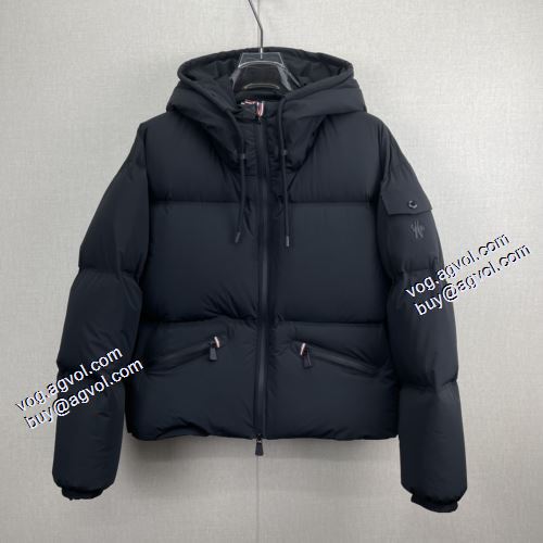 モンクレールブランド 偽物 通販 洗練を十分に演出する 2021秋冬 モンクレール MONCLER 2色可選 ダウンプレミアムダウンジャケット 防風性に優れ