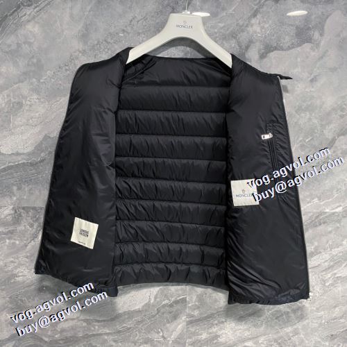 ベスト ダウンジャケット 2021秋冬 モンクレールスーパーコピー モンクレール MONCLER 高級感ある スタンド 風も通さない カジュアルに着こなせるデザイン