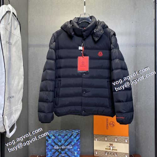 モンクレールコピー ダウンジャケット 着心地抜群 2021秋冬 モンクレール MONCLER フード部分は取り外し可能 快適な着心地をキープ