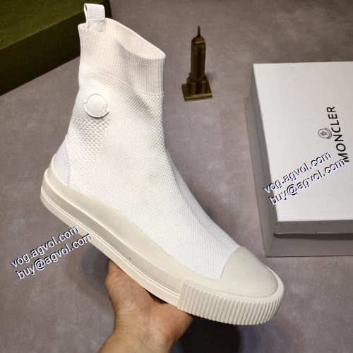 2021秋冬 早くも完売している モンクレール MONCLER 6色可選 女性にも男性にも適応 ハイトップシューズ モンクレールコピー ブランド ファッション 人気
