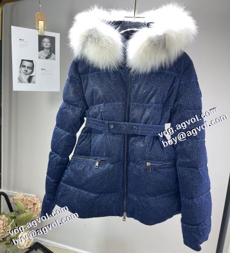 目玉商品 2021秋冬 モンクレールスーパーコピー シルエットの美しい服 モンクレール MONCLER ダウンジャケット ラクーンファー付きダウンコート 
