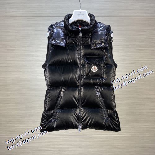 2021秋冬 モンクレールコピー モンクレール MONCLER 首胸ロゴ 肌触りの気持ちい? 2色可選 ダウンジャケット ベスト 着心地 の良い