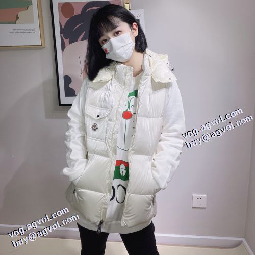 2021秋冬 モンクレールコピー モンクレール MONCLER 首胸ロゴ 肌触りの気持ちい? 2色可選 ダウンジャケット ベスト 着心地 の良い