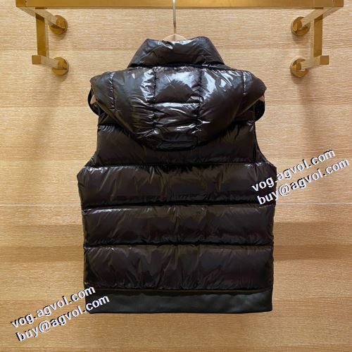 セレブ風 2021秋冬 モンクレール MONCLER モンクレールコピー 防風性に優れ ブランド ベスト ダウンジャケット フードづき 
