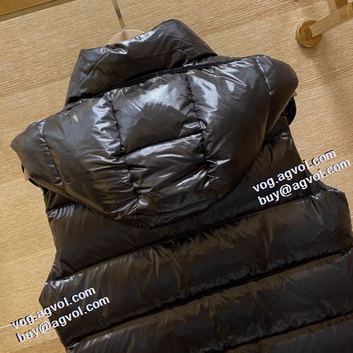セレブ風 2021秋冬 モンクレール MONCLER モンクレールコピー 防風性に優れ ブランド ベスト ダウンジャケット フードづき 