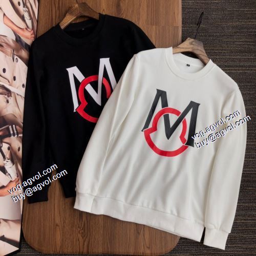 プルオーバーパーカー 2色可選 限量販売 2021秋冬 モンクレール偽物ブランド モンクレール MONCLER プリントパーカ