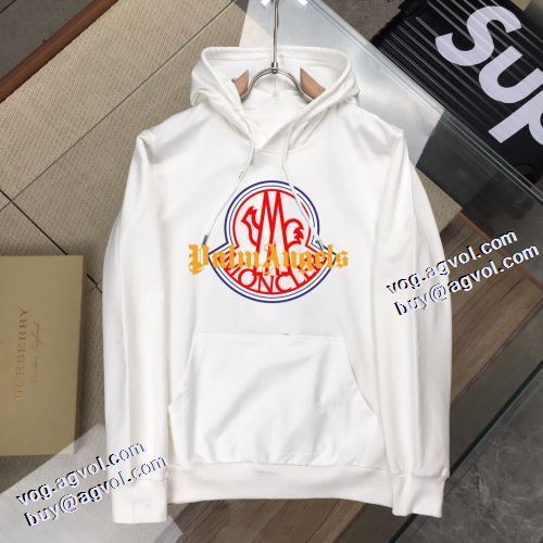 オシャレロゴパーカー パーカー 程よい厚み 2021秋冬 高品質 人気 モンクレール MONCLER モンクレール偽物ブランド 2色可選