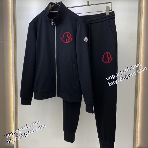 2021秋冬 モンクレールブランド コピー モンクレール MONCLER 人気商品登場 ポケット付 セットアップ上下 2色可選 風合いの出る