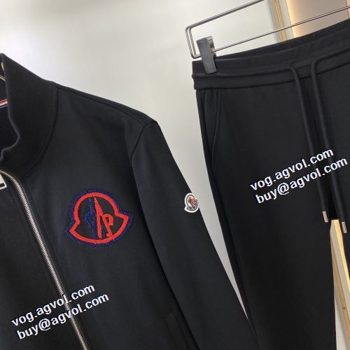 2021秋冬 モンクレールブランド コピー モンクレール MONCLER 人気商品登場 ポケット付 セットアップ上下 2色可選 風合いの出る