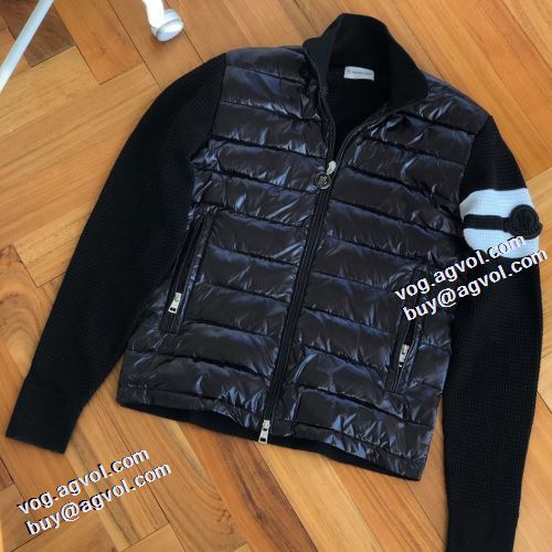 2色可選 ダウンジャケット 2021秋冬 モンクレールスーパーコピー モンクレール MONCLER 着心地抜群 編地切替デザイン 軽くて暖かい