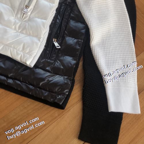2色可選 ダウンジャケット 2021秋冬 モンクレールスーパーコピー モンクレール MONCLER 着心地抜群 編地切替デザイン 軽くて暖かい