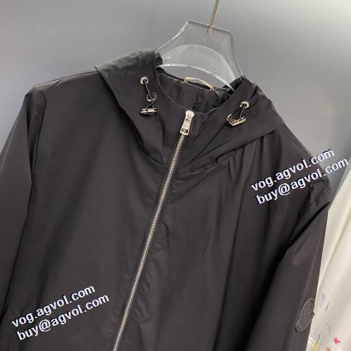 スタイリッシュな印象 2021秋冬 モンクレール MONCLER シンプルなデザイン フード付きコート モンクレールコピー ブルゾン