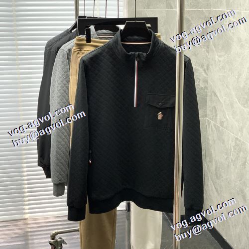 活用できるアイテム 2022新作 モンクレール MONCLER しっかり暖かな感じ プルオーバーパーカー モンクレールコピーブランド 2色可選
