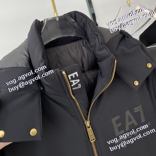 フード部分は取り外し可能 アルマーニ ARMANI 2021秋冬 アルマーニコピー 一番人気の新作はこれ メンズ ダウンジャケット 使い勝手が良く ポケットづき 首周りもあったかい 