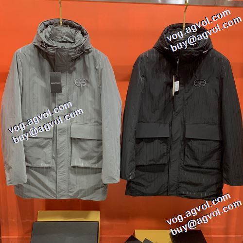 2021秋冬 今買い◎得 アルマーニ ARMANI 2色可選 メンズ ダウンジャケット 何にでも合わせ易く格好良く決まる ロングコート ポケットづき アルマーニブランドスーパーコピー 