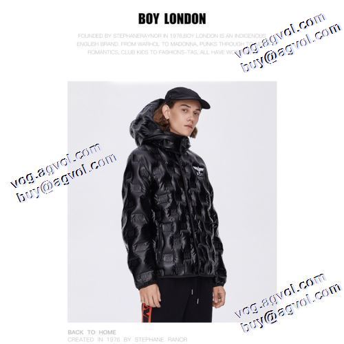 2021秋冬 ライトダウンジャケット ボーイロンドン BOY LONDON デザイン性の高い 肌触り柔らかく ボーイロンドンスーパーコピー フィルパワーの高い ステンカラー 使い勝手が良く 人気 ランキング 
