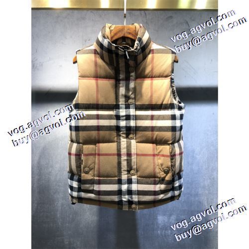 2021秋冬 バーバリー BURBERRY バーバリーブランド コピー 最安値に挑戦 ダウンジャケット ベスト フィルパワーの高い ステンカラー 軽くて暖かい ポケットづき 使い勝手が良く