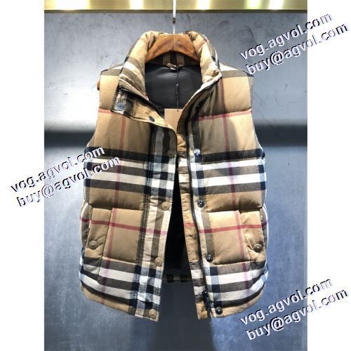 2021秋冬 バーバリー BURBERRY バーバリーブランド コピー 最安値に挑戦 ダウンジャケット ベスト フィルパワーの高い ステンカラー 軽くて暖かい ポケットづき 使い勝手が良く