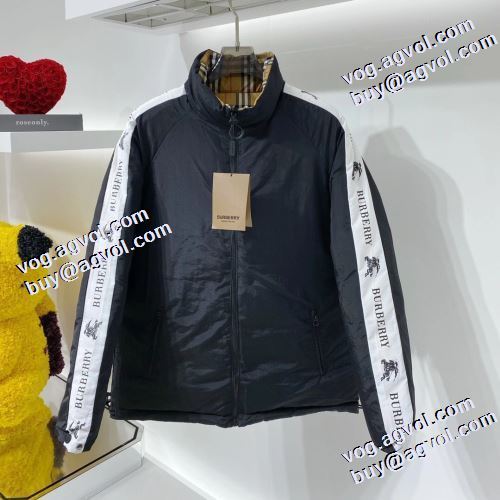 軽量ダウンジャケット フィルパワーの高い 着心地 の良い ステンカラー 重さを感じず バーバリー BURBERRY 海外限定ライン ポケットづき バーバリーコピー ブランド 2021秋冬