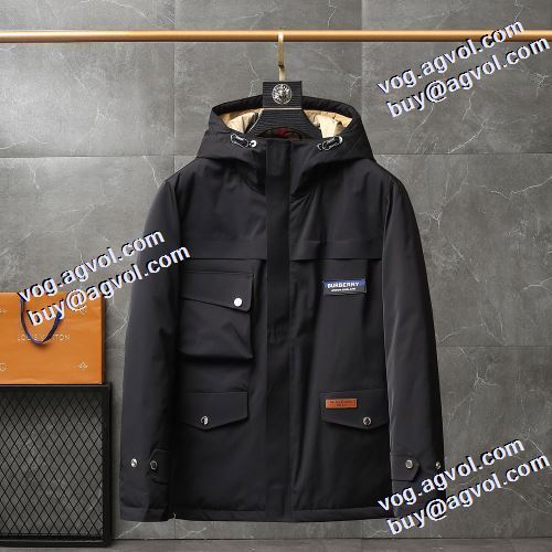 バーバリー BURBERRY 完成度の高い逸品 バーバリーコピー ブランド 2021秋冬 アウトドアに着用 ポケットづき 撥水性がある 2色可選 ダウンプレミアムダウンジャケット 防風性にも優れた