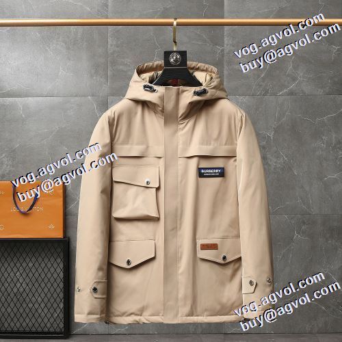 バーバリー BURBERRY 完成度の高い逸品 バーバリーコピー ブランド 2021秋冬 アウトドアに着用 ポケットづき 撥水性がある 2色可選 ダウンプレミアムダウンジャケット 防風性にも優れた
