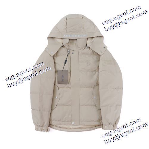 着心地よい バーバリー BURBERRY 2色可選 フードづき 上品上質 バーバリースーパーコピー 代引 ポケットづき 軽量ダウンジャケット 2021秋冬 保温性を発揮する フィルパワーの高い 防風性にも優れた