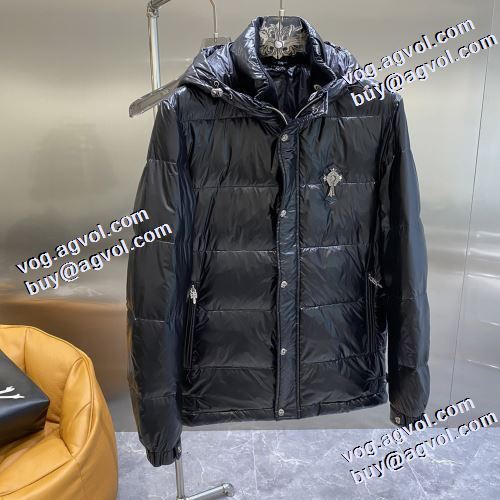 人気新品★超特価★ クロムハーツコピー 2021秋冬 クロムハーツ CHROME HEARTS フィルパワーの高い ライトダウンジャケット 使い勝手が良く フードづき 撥水性がある ポケットづき プリント柄 汚れしにくい 