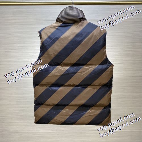 2021秋冬 フェンディ FENDI ダウンジャケット ベスト 大絶賛の履き心地! フェンディブランド コピー リバーシブル仕様 ポケットづき 軽くて暖かい ステンカラー 着心地がクセになる フィルパワーの高い