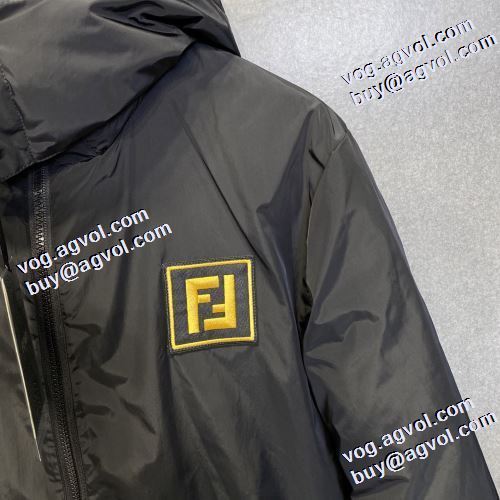 2021秋冬 フェンディスーパーコピー 激安 防風性にも優れた フェンディ FENDI 耐久性のある メンズ ダウンジャケット 2色可選 ポケットづき 着心地がクセになる フード部分は取り外し可能 ふわふわな感触 