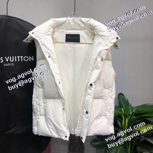 ルイ ヴィトンブランドコピー 2021秋冬 長く愛用できる フィルパワーの高い ルイ ヴィトン LOUIS VUITTON 軽量ダウンジャケット ベスト 2色可選 フードづき 軽くて暖かい 