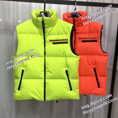 使い勝手が良く 2色可選 2021秋冬 プラダ PRADA ダウンジャケット ベスト プラダスーパーコピー 激安 シックスタイルに活躍 撥水性がある