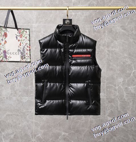 2022新作 プラダコピーブランド サイズ豊富 ライトダウンジャケット おうちで洗え プラダ PRADA 軽くて暖かい ステンカラー