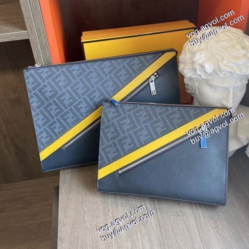  ポーチ 巾着 2021春夏 FENDIブランドコピー 落ち着いた感覚 フェンディ FENDI 