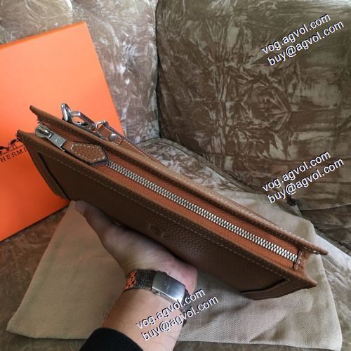  4色可選 2021春夏 HERMESスーパーコピー 激安 エルメス HERMES 爆買いセール ミドルウォレット 首胸ロゴ  