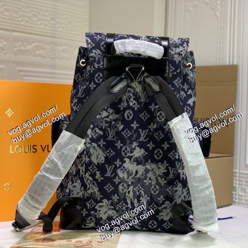 収納力のよい リュックサック 2021春夏 ルイ ヴィトン LOUIS VUITTONコピー ナイロン
