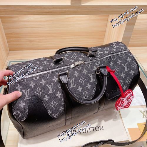 おすすめ/オススメ 2021秋冬 ルイ ヴィトン LOUIS VUITTON ルイ ヴィトンスーパーコピー ボストンバッグ ムダな装飾を排したデザイン ショルダーベルト付 2色可選
