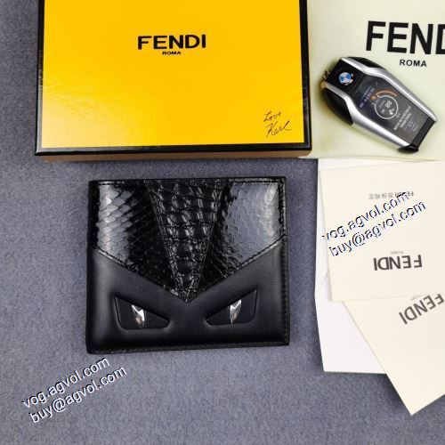  フェンディ FENDI 2021春夏 値下げ！FENDIブランド コピー 紙幣入れ 二つ折り財布 クリップウォレット