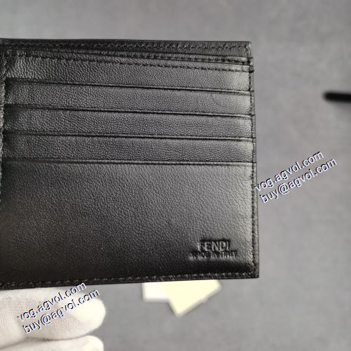  フェンディ FENDI 2021春夏 値下げ！FENDIブランド コピー 紙幣入れ 二つ折り財布 クリップウォレット