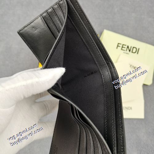  2021春夏 FENDIコピー 最旬アイテム 二つ折り財布 爆買いセール クリップウォレット フェンディ FENDI
