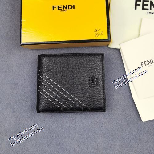  大人気☆NEW!! クリップウォレット 二つ折り財布 紙幣入れ FENDIスーパーコピー 激安 フェンディ FENDI 2021春夏