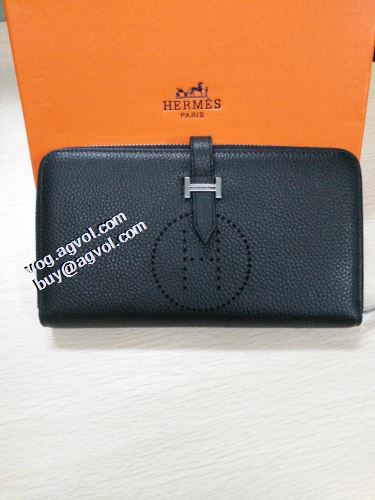 2021春夏 エルメス HERMES エルメスブランド コピー 長く愛用できる 長財布 牛革/レザー 爆買いセール