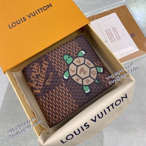 LOUIS VUITTONブランド 偽物 通販 二つ折り財布 N60396 紙幣入れ 落ち着いた感覚 ルイ ヴィトン LOUIS VUITTON 2021春夏 スマートウォレット 11.5x9x1.5cm
