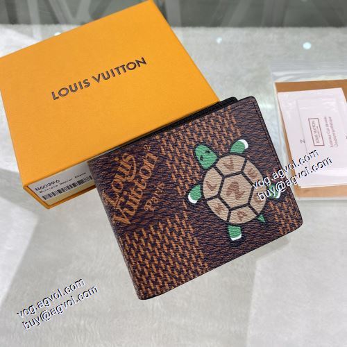 LOUIS VUITTONブランド 偽物 通販 二つ折り財布 N60396 紙幣入れ 落ち着いた感覚 ルイ ヴィトン LOUIS VUITTON 2021春夏 スマートウォレット 11.5x9x1.5cm